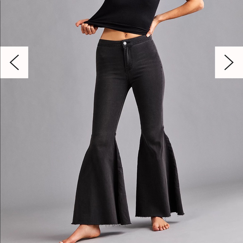 Free People Just Float On Flare Jeans